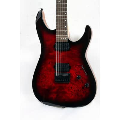 Schecter Guitar Research CR-6 Electric Guitar Regular Black Cherry Burst image 3