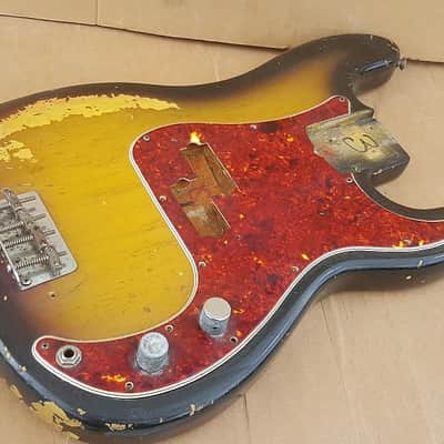 1966 FENDER PRECISION BASS BODY USA image 3