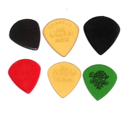 Guitar Picks  Dunlop Variety Pack  Jazz Size  6 Pack image 1