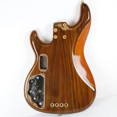 RARE 2001 Fender American Deluxe Zone Bass Walnut Exotic Wood BODY USA Premium Bass image 4
