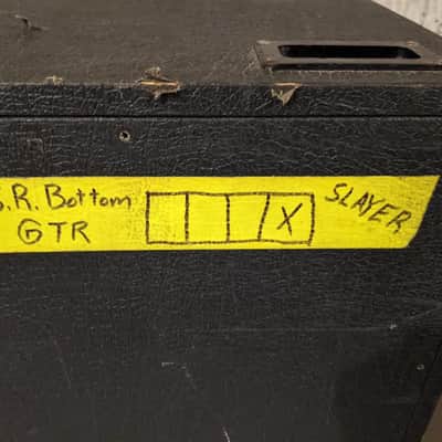 Marshall Jeff Hanneman owned 4x12 Tour Used? image 4