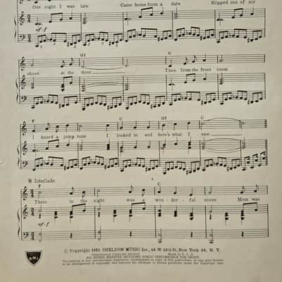 (USED/VINTAGE Sheet Music) The Rock and Roll waltz - Kay Starr - Piano/Vocal/Chord Names image 2