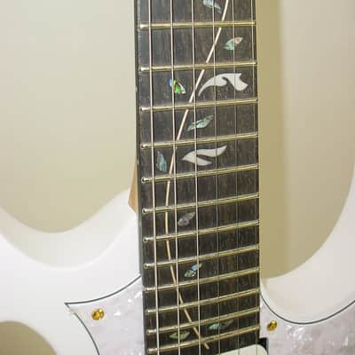 Ibanez Steve Vai Signature Premium JEM7VP Electric Guitar - White w/ Gigbag image 5