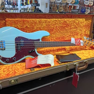Fender American Vintage II '60 Precision Bass 2022 - Present - Daphne Blue image 1