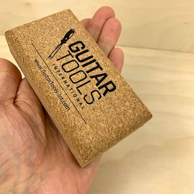 Guitar Tools International Flat Beveled Cork Sanding Block- Guitar Luthiers - LCBS2 image 2