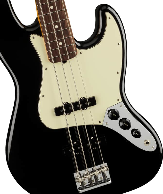 Fender - American Professional II - Jazz Bass Guitar - Rosewood Fingerboard - Black - w/ Hardshell Case image 1