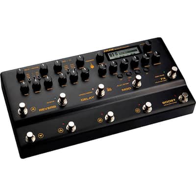 NUX TRIDENT NME-5 Guitar Processor With Amps, IR Loader, FX and Phrase Looper Regular Black image 2