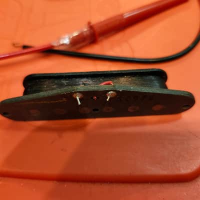 FENDER STRATOCASTER PICKUP 1979 grey bottom, rewound, meter reads 5.62 image 7
