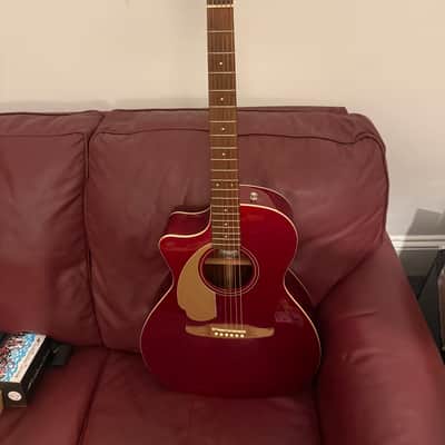 Fender California Series Newporter Player Left-Handed 2018 - 2019 - Candy Apple Red image 1