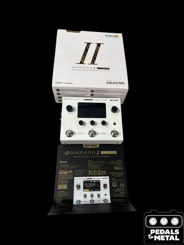 Hotone MP-300 Ampero II Stomp Amp Modeler / Effects Processor 2021 - Present - White - X18670 image 1