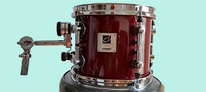 10" Sonor Designer Birch tom in cherry red image 1