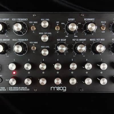 19-Piece Moog-Inspired Aftermarket DFAM Knob Kit New Production - Black/Aluminum image 2