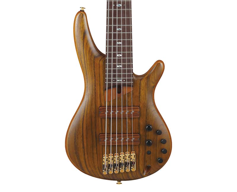 Ibanez SR5506MHF SR Prestige 6-String Bass Guitar - Mocha Flat image 1