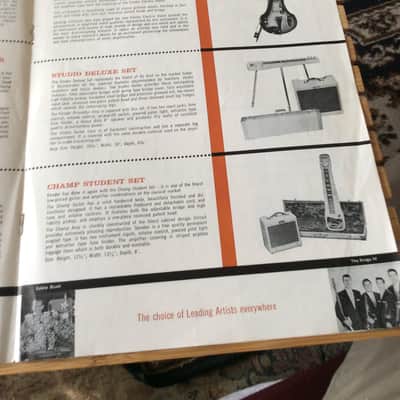 Original vintage late 1950's - Fender Full Line Catalog image 8