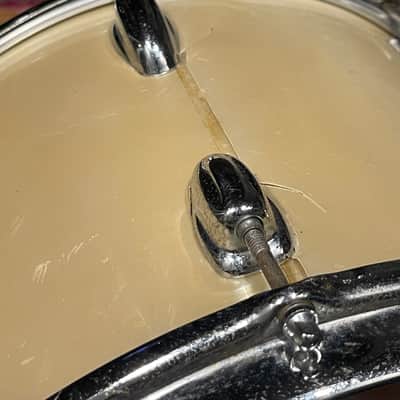 Slingerland 1970’s 14” Rack Tom in Silver Silk image 5