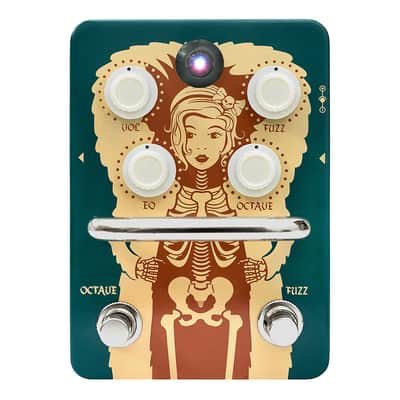 Orange Fur Coat Vintage Fuzz Guitar Effects Pedal with Adjustable Octave image 1