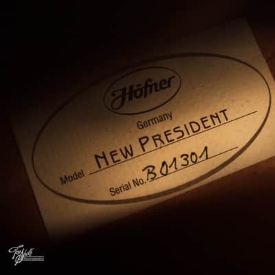 Hofner New President Natural Gloss 2003 image 9