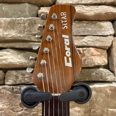 Coral Vincent Bell Electric Sitar 1967 - Red Crackle w/ Non-Original Gig Bag image 3