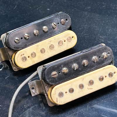 General Vintage Tone 1959 PAF Humbucker set Butyrate Zebra les Paul holy grail hand wound Dirty aged image 3