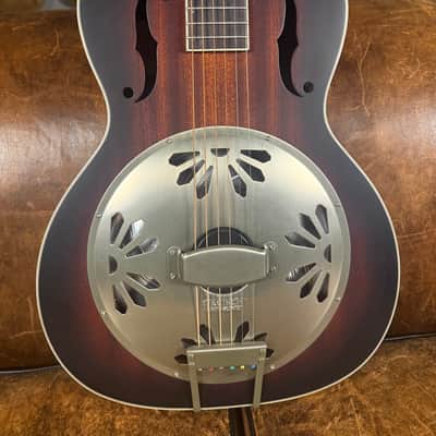 Gretsch G9241 Round Neck Resonator 2010s - Red Sunburst image 2