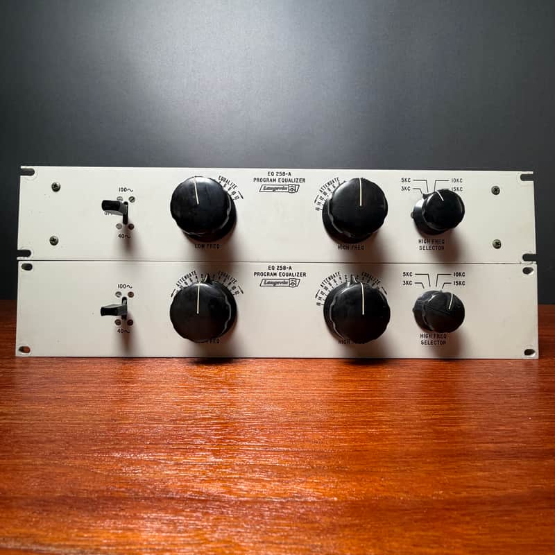 Langevin EQ258A Program Equalizer Sequential Match Pair image 1