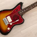 1996 Fender JM-Champ Jazzmaster Mini Guitar Sunburst w/ Built-In Speaker, Japan MIJ