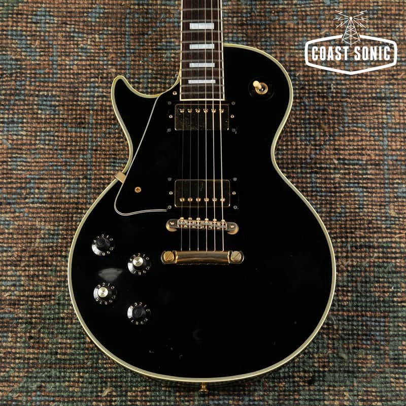 1990 Greco LEFT HAND EGC600 Made in Japan Black Beauty Custom Fujigen Lefty image 1