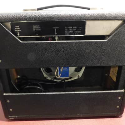 1966 Fender Champ Amp Blackface 6 Watt 1x8" Electric Guitar Amplifier ! image 4