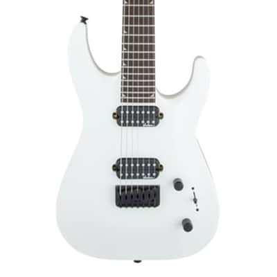 Jackson JS Series Dinky Arch Top JS32-7 DKA HT - Snow White w/Amaranth FB image 1