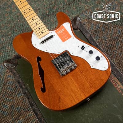 2017 Fender Thinline '69 reissue Telecaster Mahogany Made in Japan image 6