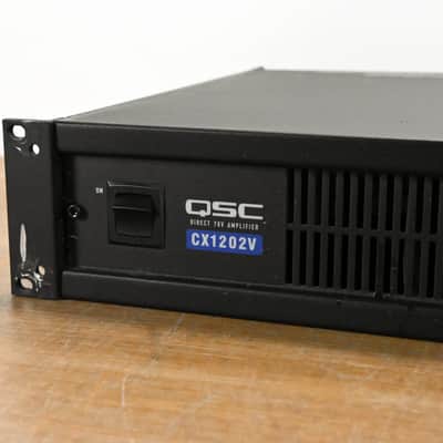 QSC CX1202V 1200W 70V 2-Channel Power Amplifier CG011ZZ image 2