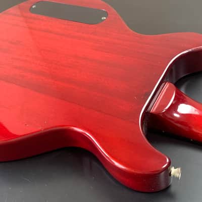 Greco TVB-650 Mahogany 30" Short Scale Used Electric Bass Guitar Made in Japan 1990s image 11