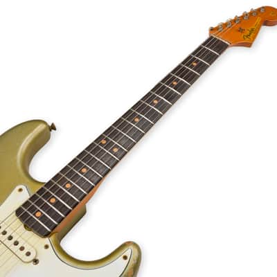 Fender Custom Shop '64 Strat Relic Apprentice Built by George Ruiz 2021 - Aged Blue Metallic image 4