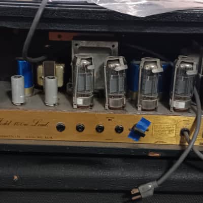 Vintage 1976 Marshall JMP Mk2 Master Model 100w Lead (2203) + Matching 1970s 4x12 Cabinet – Original, Made in England image 17
