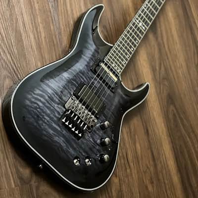 Schecter Hellraiser Hybrid C-1 FR S TBB in Trans Black Burst image 2