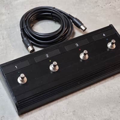 Crate Footswitch for Crate BV150 BV300 BV150HB BV300HB RFX-200S VTX-200S BVFS4 4-Button with 15-Foot Cable - 5-Pin DIN image 1