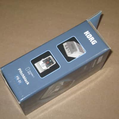 generally clean (has a couple imperfections) Korg EMPTY Box & original Owner's Manual for PB-01 Pitchblack Chromatic Pedal Tuner (Limited Ed Brushed Nickel PB-01-BN) NO pedal, mid 2016, BOX + Manual ONLY for Pitchblack BN Pedal Tuner image 17