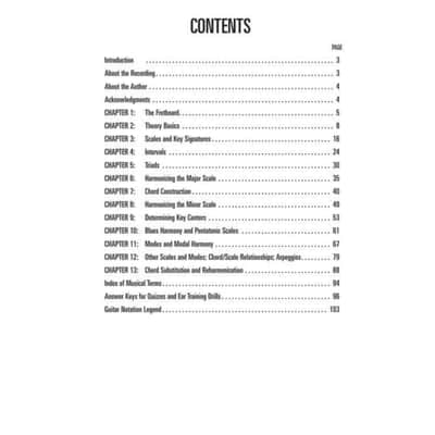 Music Theory For Guitarists, Everything You Ever Wanted To Know But Were Afraid To Ask, Book/Online Audio Pack image 2