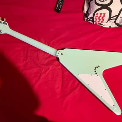 Gibson Flying V 1986 - Seafoam Green image 15