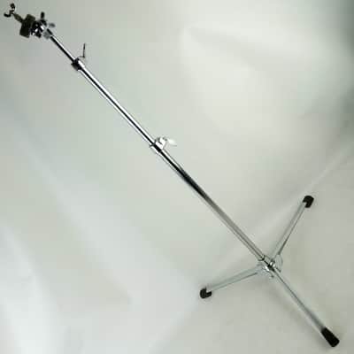 *Premier #304 Flush Base Cymbal Stand Flat Crash/Ride Diamond Chrome Vintage 60s image 1