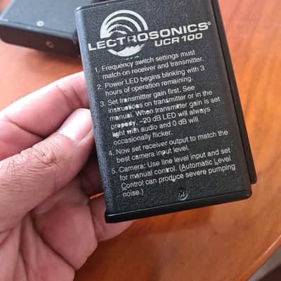 Lectrosonics 🎤 Lectrosonics UCR100 Wireless Receiver Set with LM6 Transmitter + Lavalier Microphone image 2