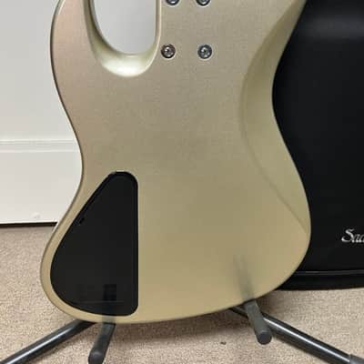 Sadowsky MetroExpress Vintage J/J 4 String Bass w/Morado Fingerboard 2024 - Champagne Metallic image 4
