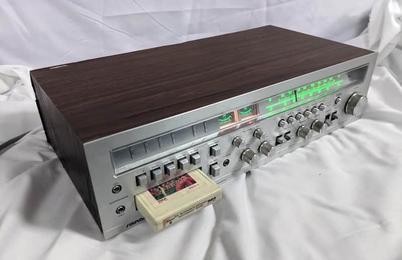 Vintage Soundesign AM/FM Stereo Receiver W/ 8 Track, Model: 5466, Japan image 1