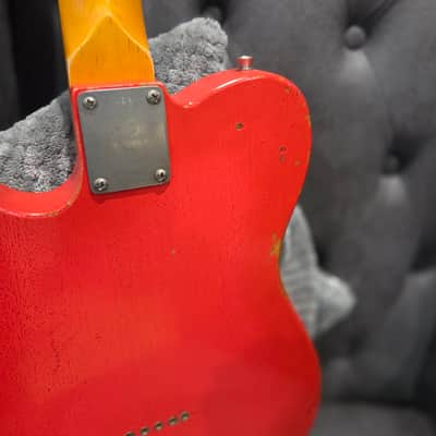 T-Style Nitro Telecaster Partscaster, Vintage-Style Build 2026 - Dakota Red Relic image 7