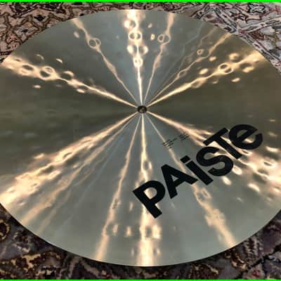 Paiste Vault Release 0047: Sound Creation 18" Dark Flatride Flat Ride from 1985 IMMACULATE COLLECTOR GRADE NOS Mint Formula 602 alloy gem! image 12