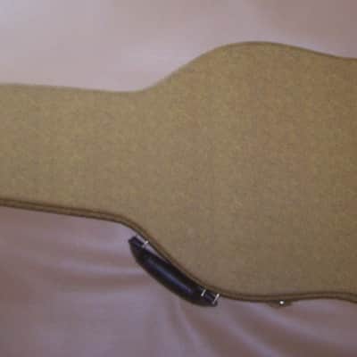 Vintage Style Fender Telecaster Thermometer Shaped Yellow/Gold Tweed Guitar Case, RARE Color Combo image 7