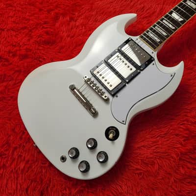 Super Rare 2015 Navigator N-SG Custom Order 3 Pickup SG Standard White - With Original Hard Shell Case - Made By ESP Technical House Custom Shop in Japan MIJ image 3