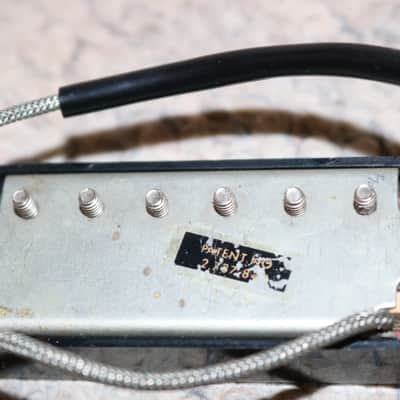 Vintage 1960s 1970s Gibson Patent Sticker Mini Humbucker - 6.4K image 5