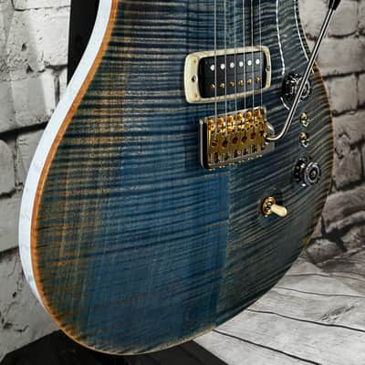 PRS Custom 24-08 10-Top 2025 Custom Color - Faded Blue Denim with White Rainbow Sparkle Back w/OHSC image 4