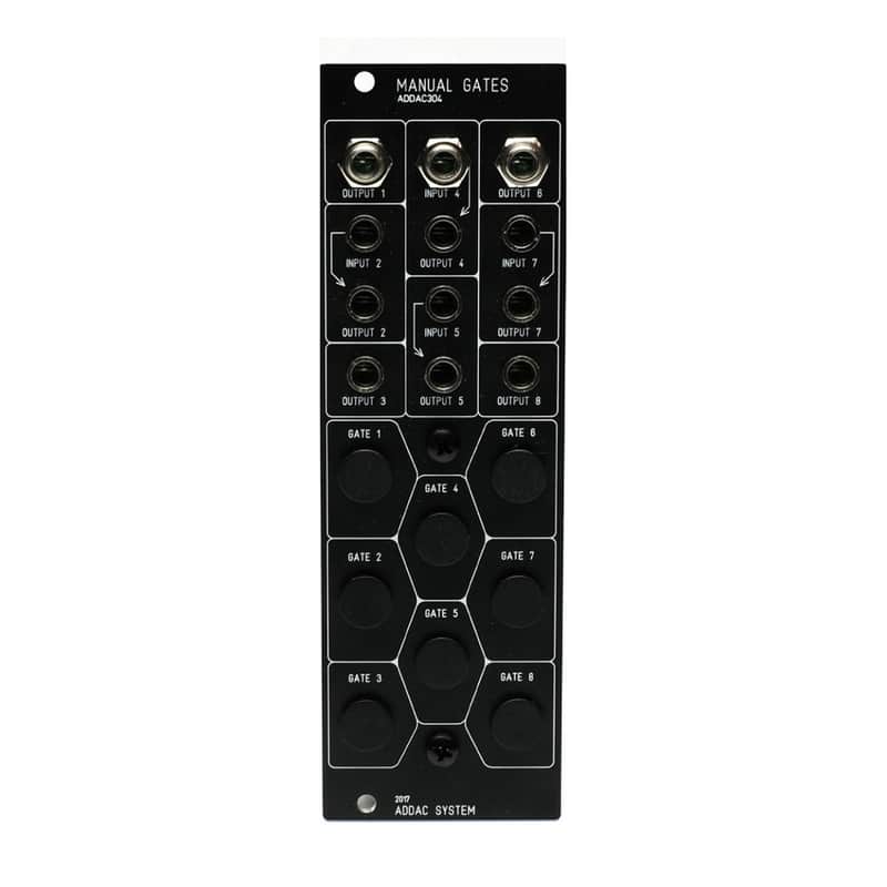 ADDAC 304 8 Way Eurorack Manual Gates Module (ADDAC304) image 1